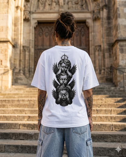 T-shirt chrétien Les 3 Anges femme – coton bio