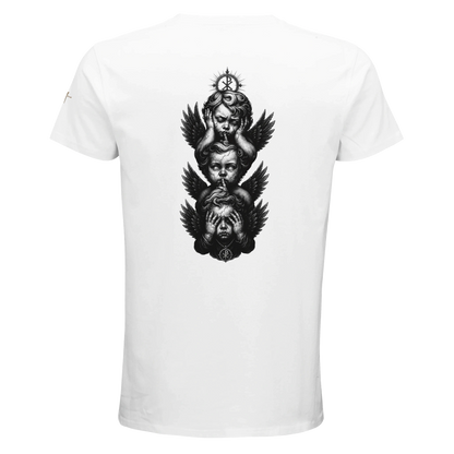T-shirt Les 3 Anges Chi Rho homme – zoom du design